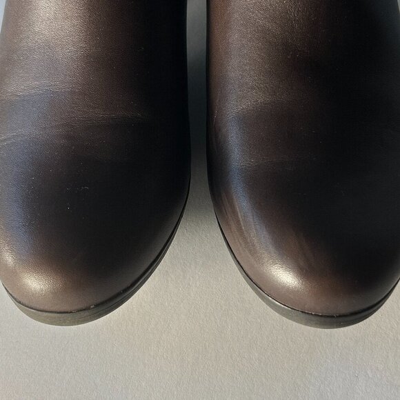 Trotters NWOT SZ 7.5N Major Brown Ankle Comfort Boot Essential Minimalist Modern - Picture 9 of 12